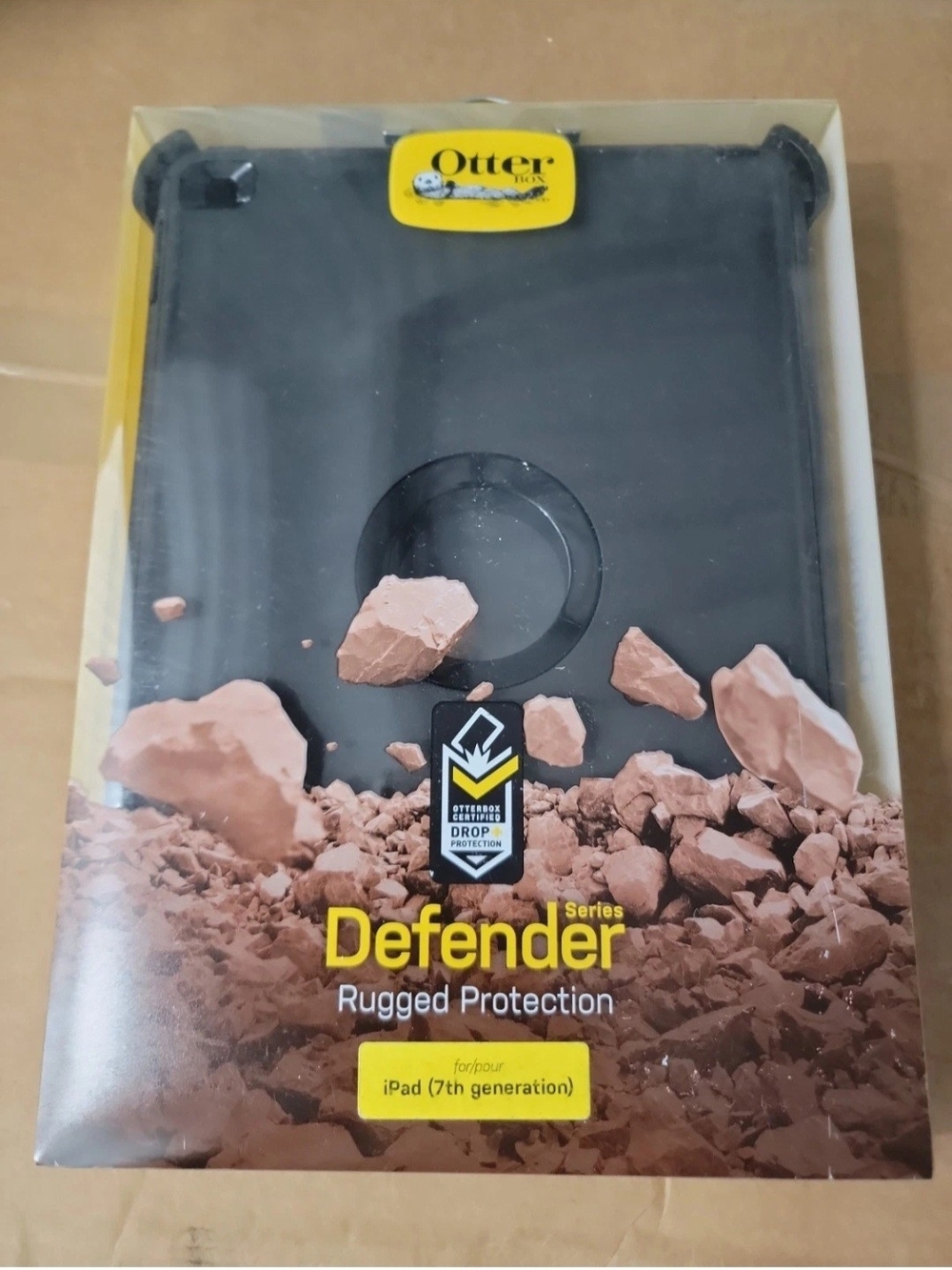 OtterBox Defender Series Rugged Black Tablet Ipad 7th Gen Case